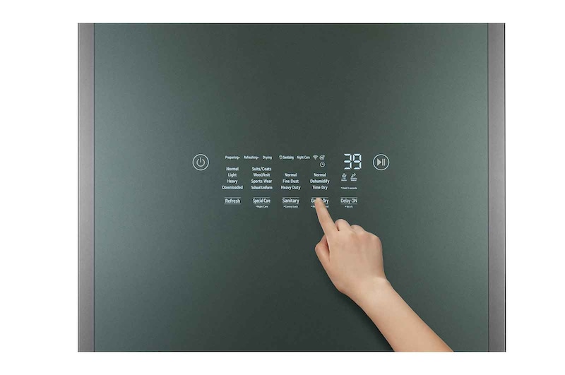 LG 5 Garment TrueSteam™ Styler - Forest Green, S5GOC