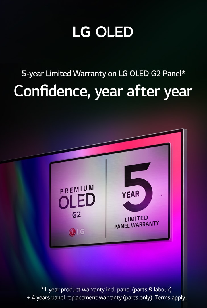 5-Year Panel Warranty logo.