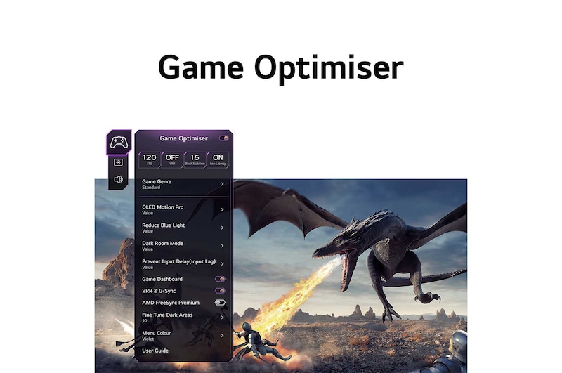 LG OLED Flex 42 inch 4K Gaming TV, 42LX3QPSA