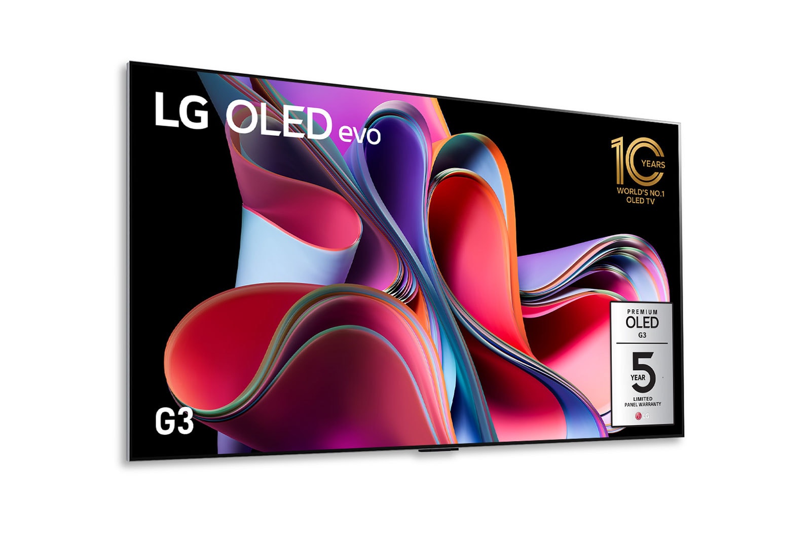 LG G3 55 inch OLED evo TV with Self Lit OLED Pixels, OLED55G3PSA