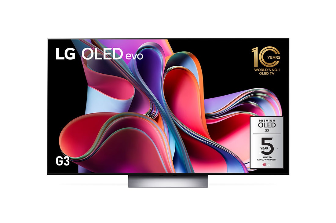 LG G3 83 inch OLED evo TV with Self Lit OLED Pixels, OLED83G3PSA