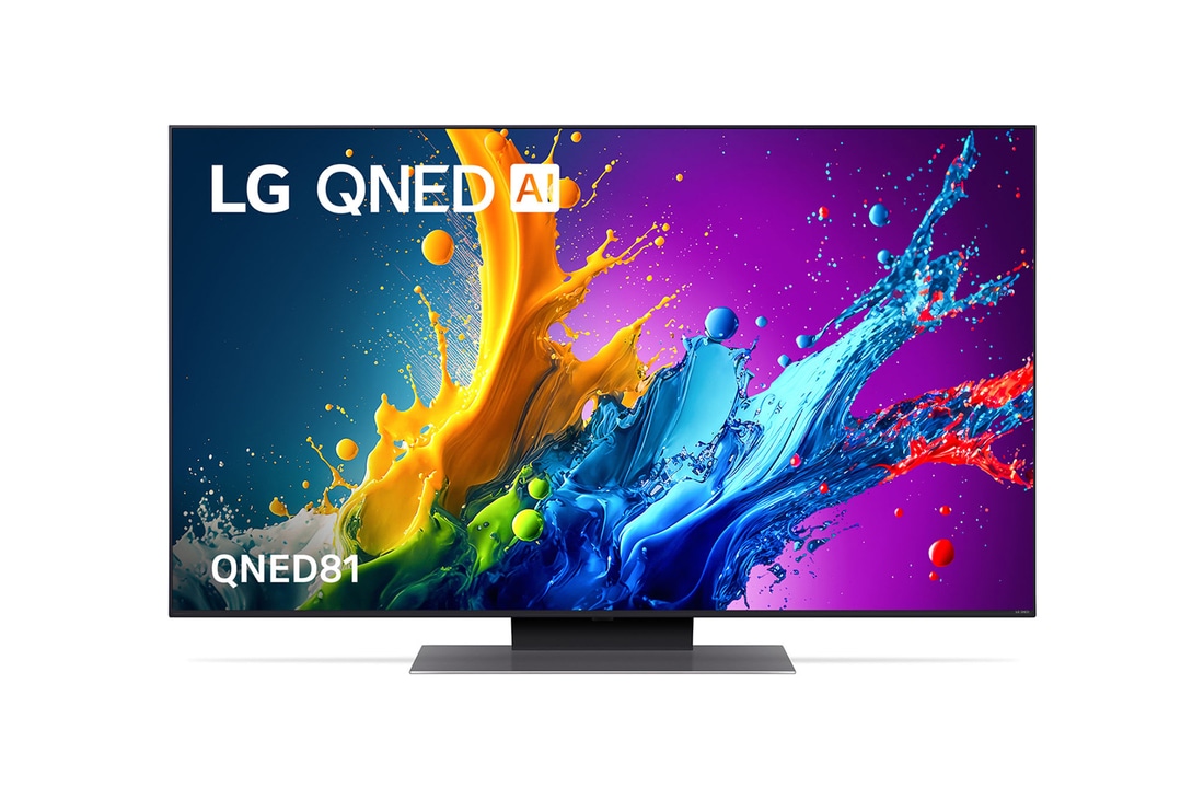 LG 43 inch LG QNED81 4K Smart TV, 43QNED81TSA