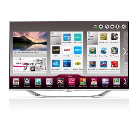 LG 55LA7400 - 55" (139cm) FULL HD SMART 3D LED LCD TV