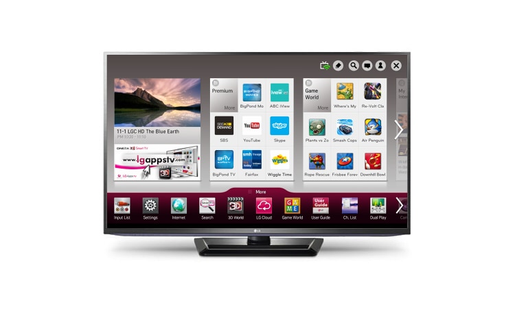 LG 60" (152cm) Full HD 3D Plasma TV, 60PM6700