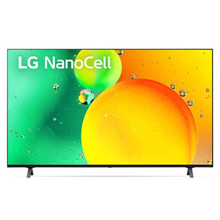 A front view of the LG NanoCell TV