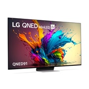 LG 65 inch LG MiniLED QNED91 4K Smart TV, 65QNED91TSA