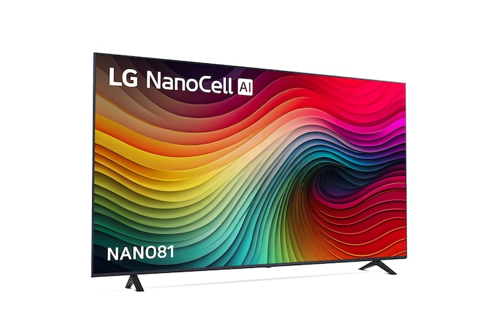 LG 75 Inch LG NanoCell NANO81 4K Smart TV, 75NANO81TSA