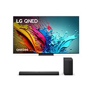 LG 86 inch LG QNED86 4K Smart TV & Q Series Sound Bar S70TY, 86QNED86TSA.S70TY