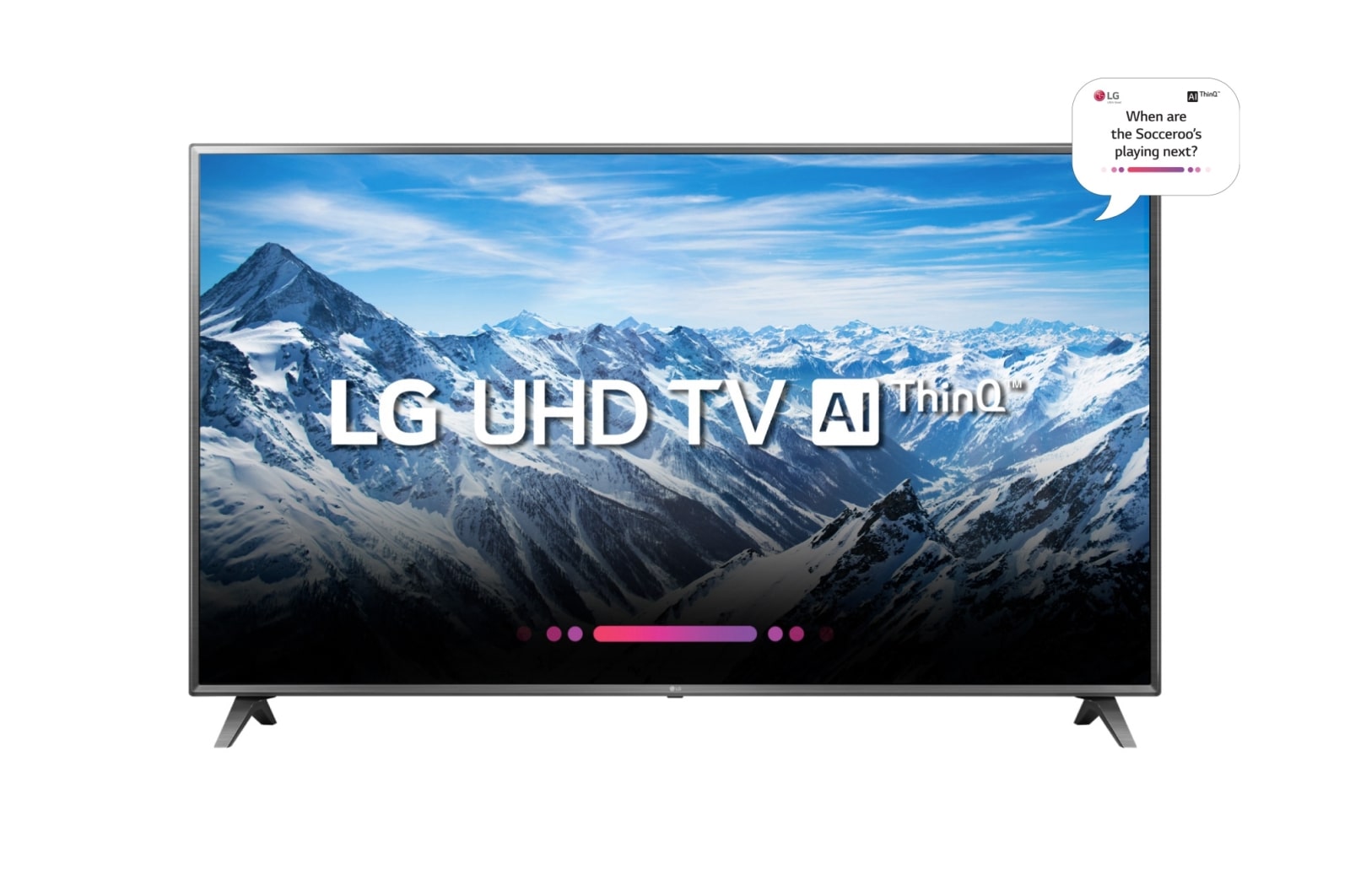 LG Smart 4K UHD TV 86 inch, 86UK6500PTB