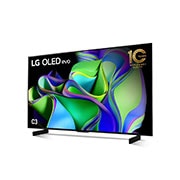 LG OLED Evo C3 42 inch 4K Smart TV Gaming TV with Self Lit OLED Pixels, OLED42C3PSA