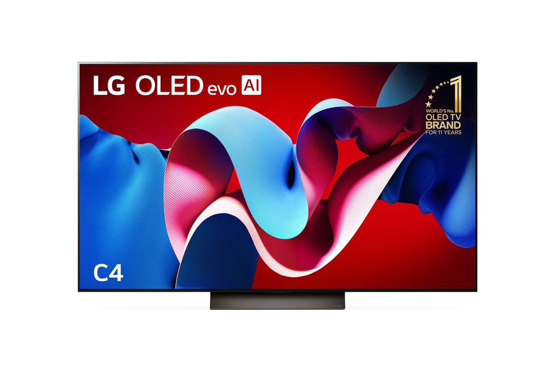 LG 55 inch LG OLED evo C4 4K Smart TV, OLED55C4PSA