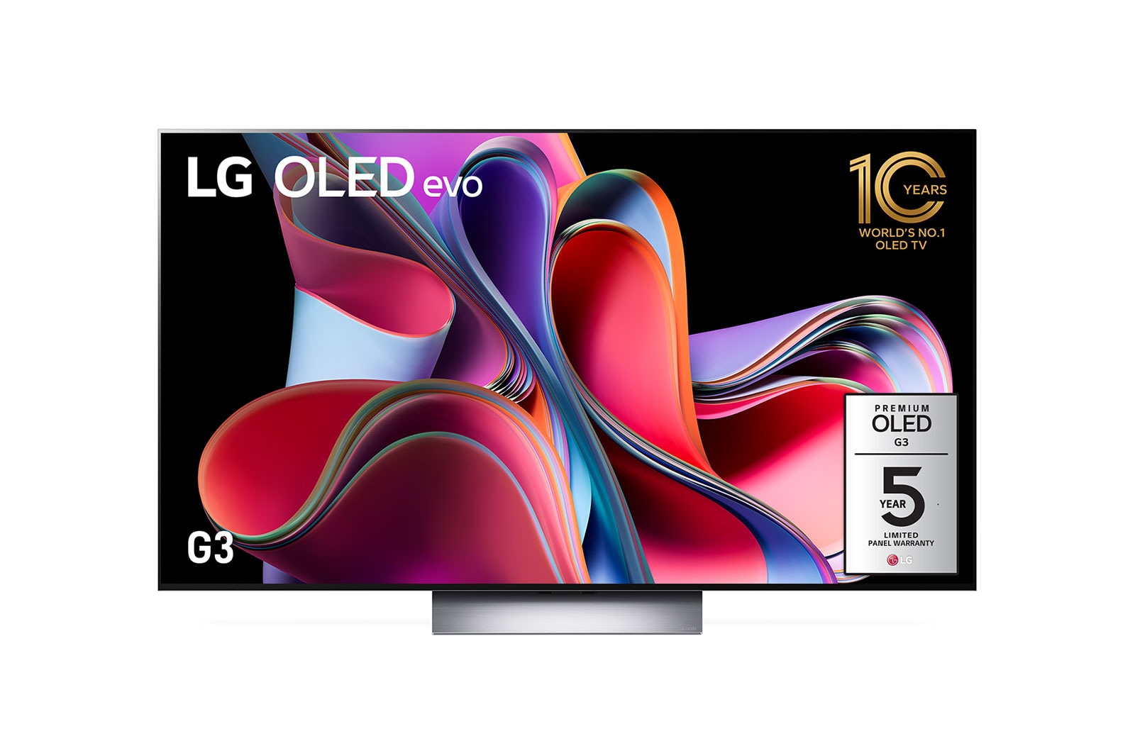 LG G3 55 inch OLED evo TV with Self Lit OLED Pixels, OLED55G3