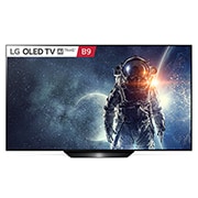 LG OLED 65” TV w Design on stand, Alpha 7 Gen2 processor & Google Assistant™, OLED65B9PTA