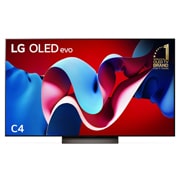 LG 65 inch LG OLED evo C4 4K Smart TV & C Series Sound Bar SC9S, OLED65C4PSA.SC9S