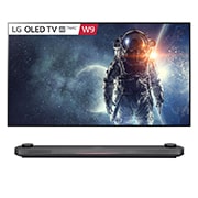 LG OLED 65” TV w Design on wall, Alpha 9 Gen2 processor & Google Assistant™, OLED65W9PTA