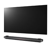 LG OLED 65” TV w Design on wall, Alpha 9 Gen2 processor & Google Assistant™, OLED65W9PTA