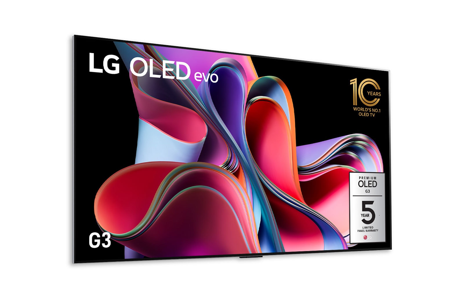 LG G3 77 inch OLED evo TV with Self Lit OLED Pixels, OLED77G3