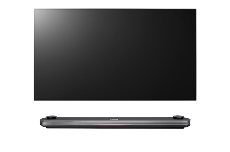 LG OLED 77” TV w Design on wall, Alpha 9 Gen2 processor & Google Assistant™, OLED77W9PTA