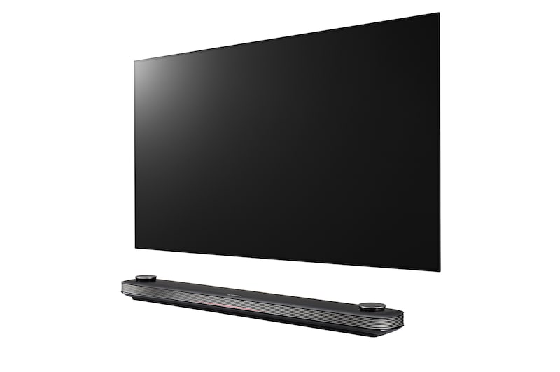 LG OLED 77” TV w Design on wall, Alpha 9 Gen2 processor & Google Assistant™, OLED77W9PTA