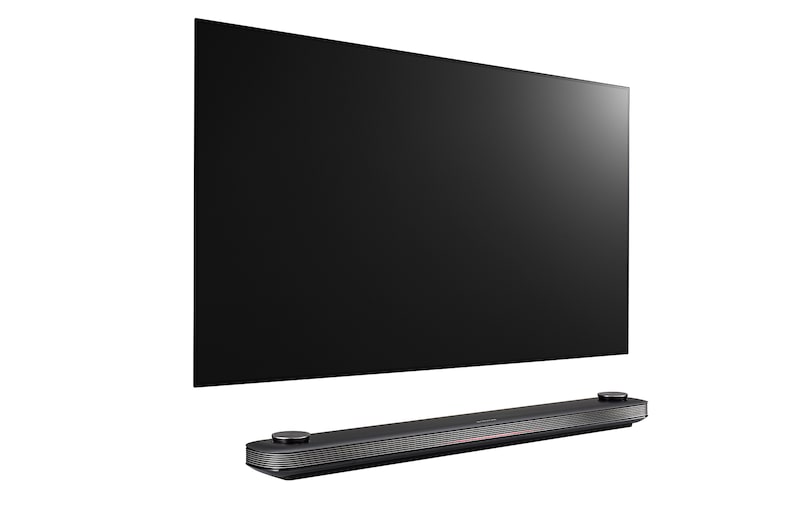 LG OLED 77” TV w Design on wall, Alpha 9 Gen2 processor & Google Assistant™, OLED77W9PTA