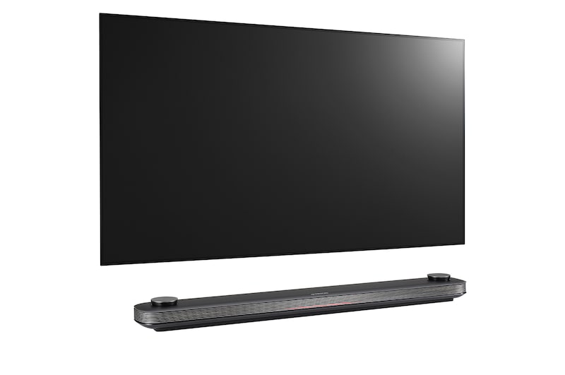 LG OLED 77” TV w Design on wall, Alpha 9 Gen2 processor & Google Assistant™, OLED77W9PTA