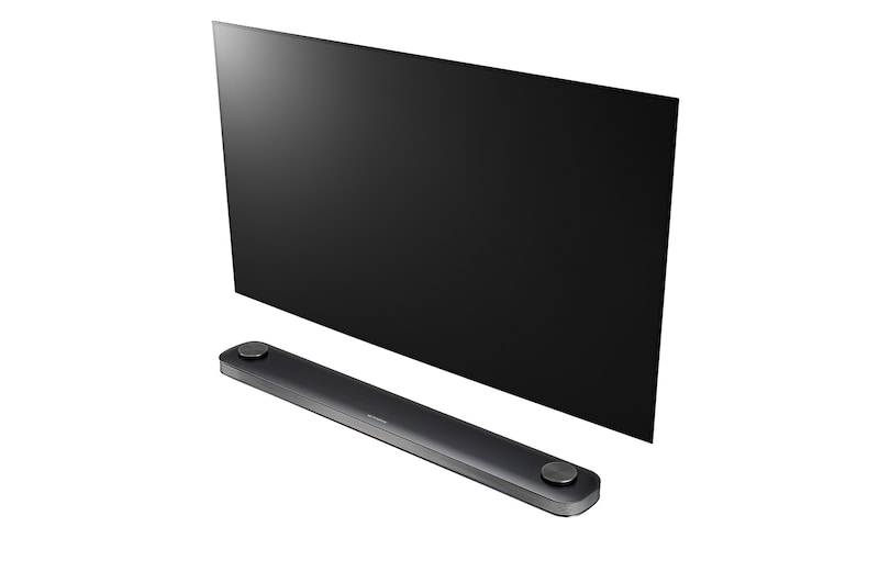 LG OLED 77” TV w Design on wall, Alpha 9 Gen2 processor & Google Assistant™, OLED77W9PTA