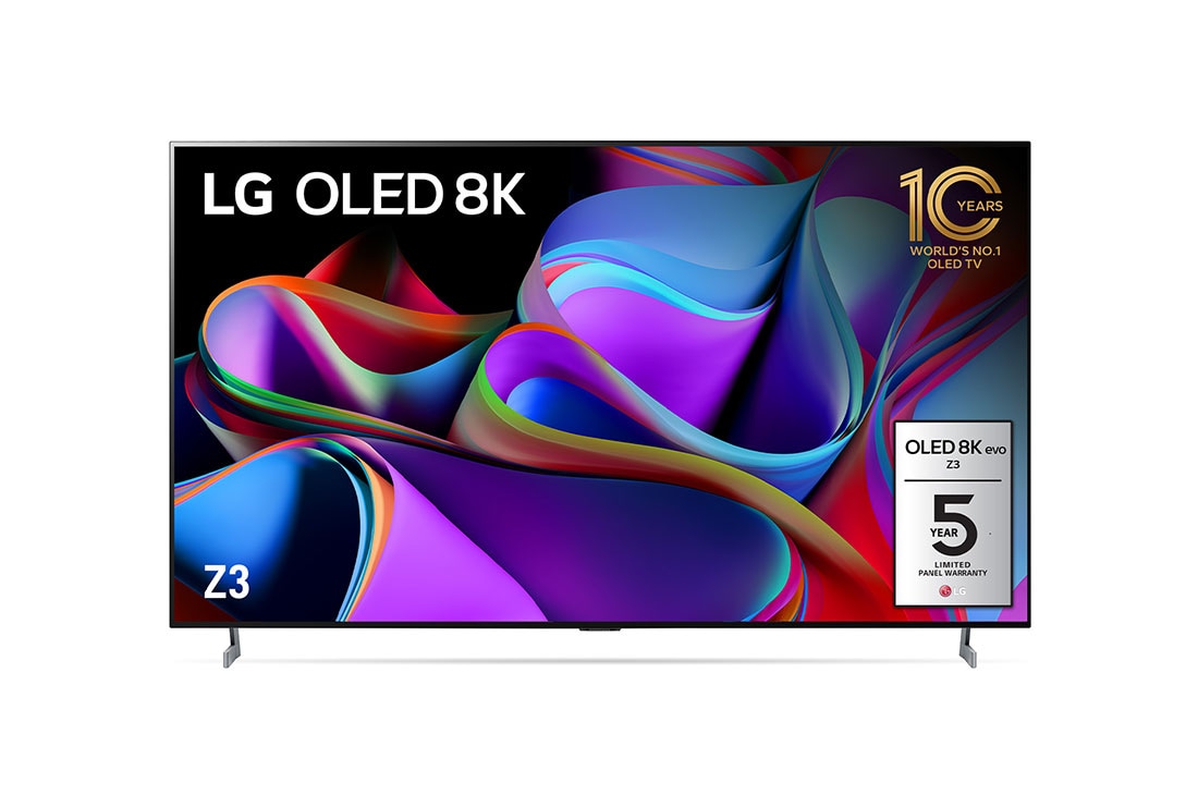 LG OLED evo Z3 77 inch 8K Smart TV Self Lit OLED Pixels, OLED77Z3PSA