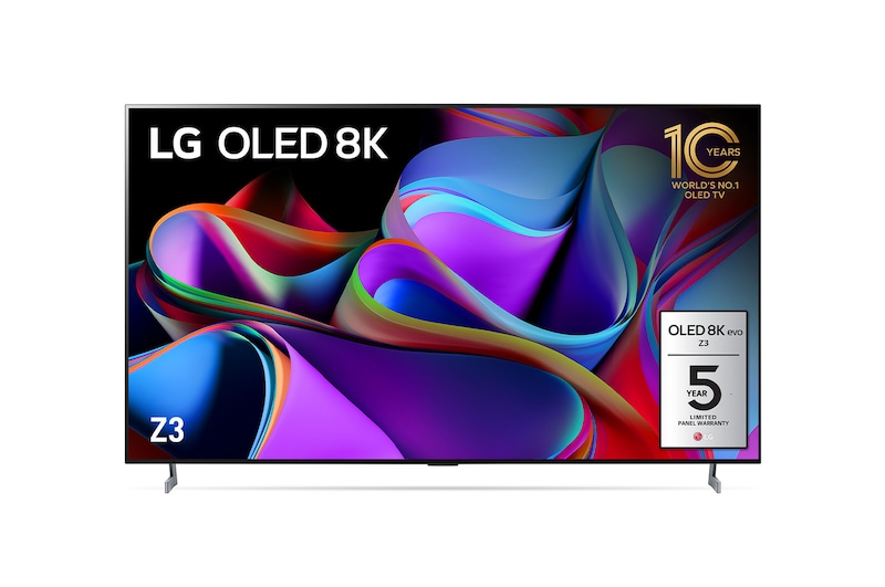 LG OLED evo Z3 77 inch 8K Smart TV Self Lit OLED Pixels, OLED77Z3PSA