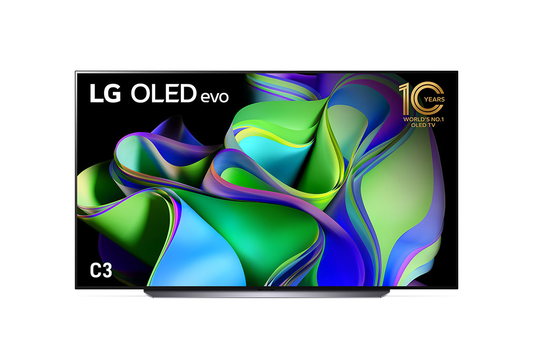 LG OLED Evo C3 83 inch 4K Smart TV Self Lit OLED Pixels, OLED83C3PSA