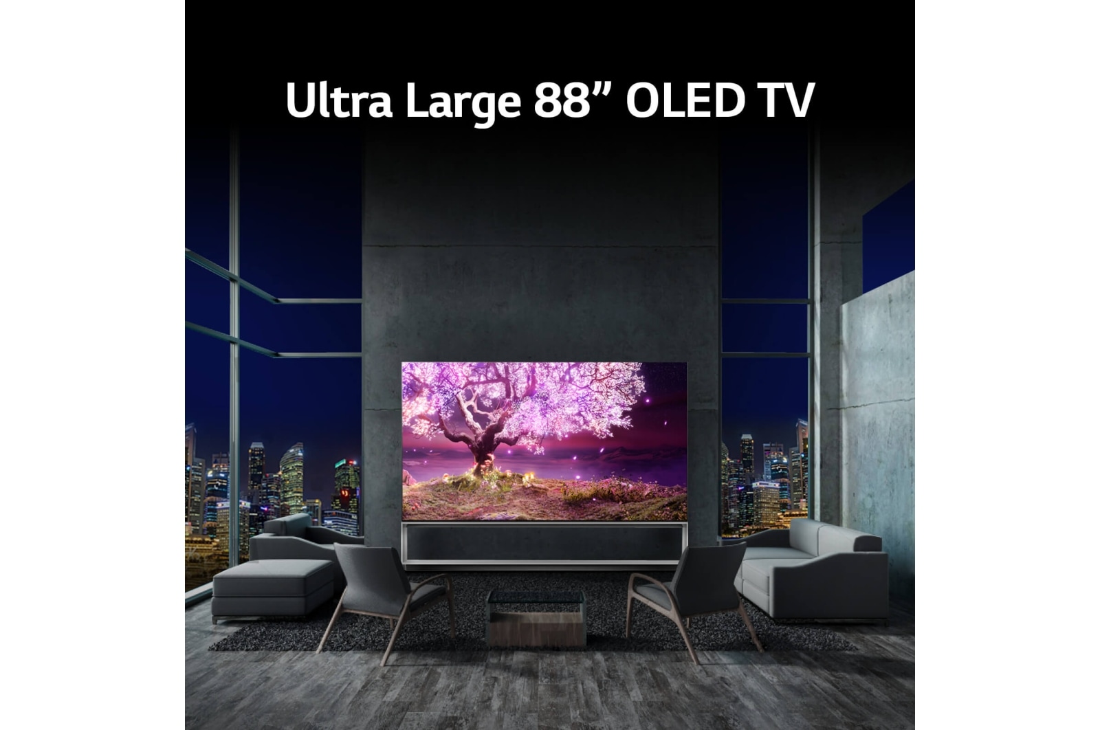 LG SIGNATURE Z1 88 inch 8K Smart Self-Lit OLED TV w/ AI ThinQ®, OLED88Z1PTA