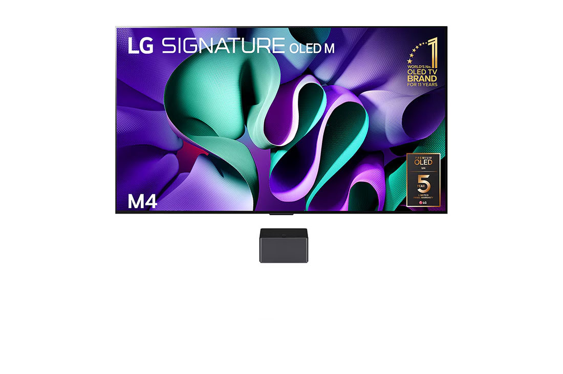 LG 97 inch LG OLED evo M4 4K Smart TV with Wireless Video & Audio Transfer, OLED97M4PSA