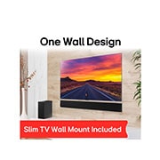 LG True Wireless TV 97 inch LG SIGNATURE OLED M4 with 4K 120Hz Video & Audio Transfer , OLED97M4PSA