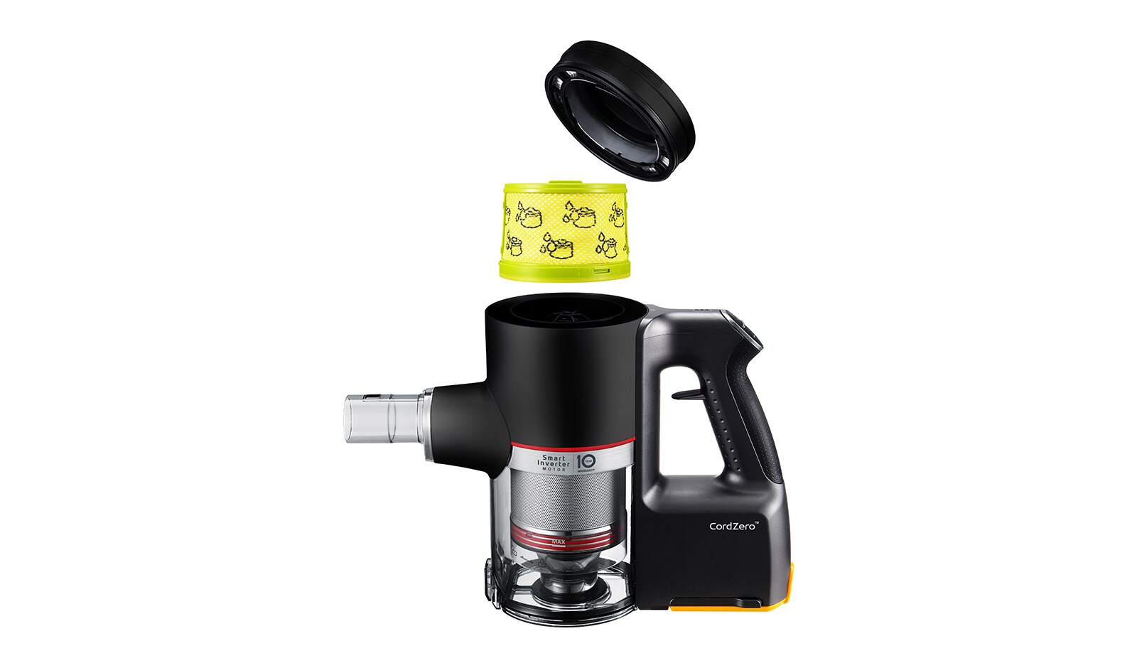 LG Powerful Cordless Handstick with AEROSCIENCE™ Technology, A9PETNBED2X