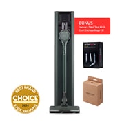 Front view of LG CordZero® Auto Emptying Handstick Vacuum Bundle A9T-MAXDF