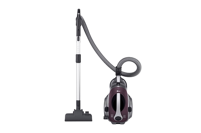 Front View of LG Kompressor™ Canister Vacuum Vintage Wine LG KV-ULTRA