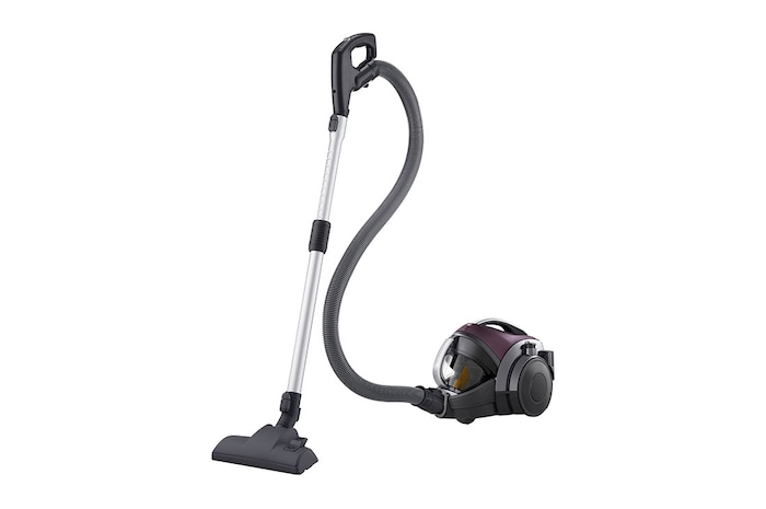 Front View of LG Kompressor™ Canister Vacuum Vintage Wine LG KV-ULTRA