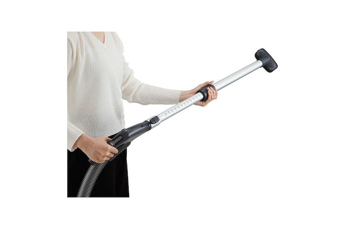 Front View of LG Kompressor™ Canister Vacuum Vintage Wine LG KV-ULTRA