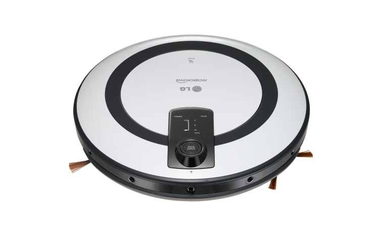 Front view of Roboking Single Eye Robotic Bagless Vacuum VR5943L