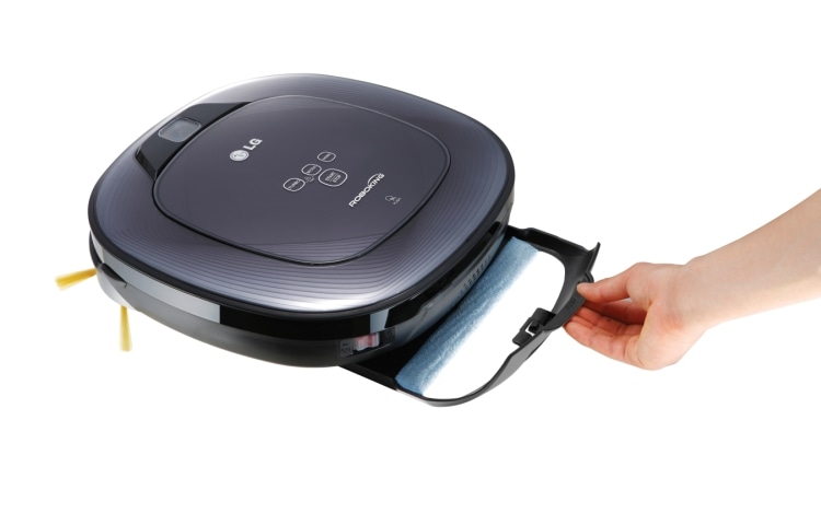 LG Roboking Square Robotic Bagless Vacuum, VR6271LVMB