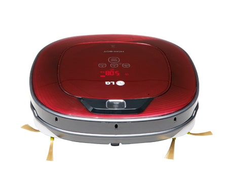 LG Roboking Square Dual Eye Robotic Bagless Vacuum with Pet Brush, VR64702LVMP