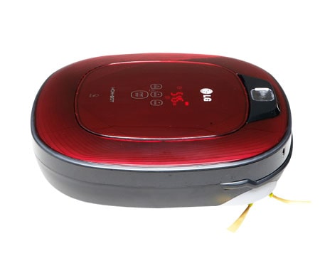 LG Roboking Square Dual Eye Robotic Bagless Vacuum with Pet Brush, VR64702LVMP