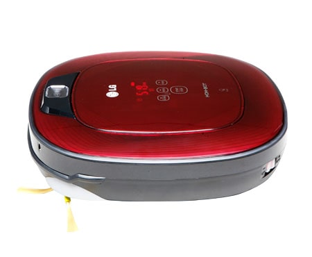 LG Roboking Square Dual Eye Robotic Bagless Vacuum with Pet Brush, VR64702LVMP