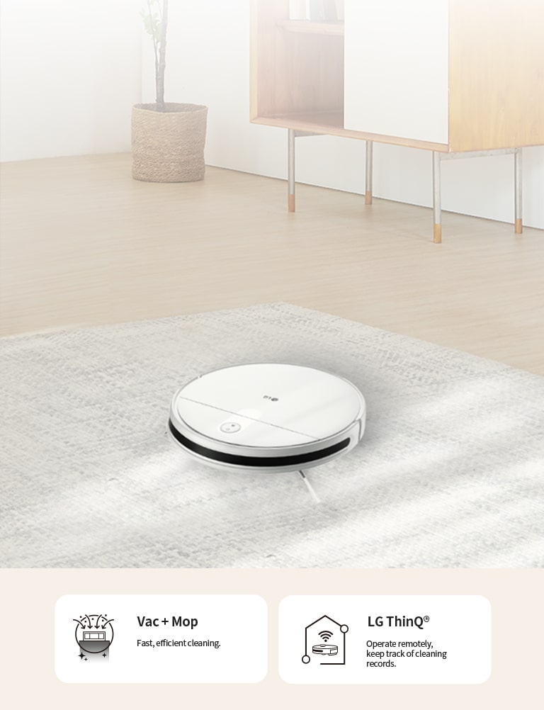 LG CordZero® Robot Vac R3 with Wet Mop1