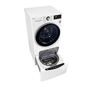LG 11kg Total Washing Load TWINWash® System including LG MiniWasher, WV9-1409W-WTP20WY