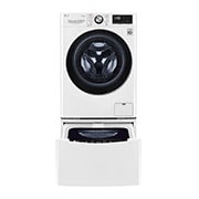 Front view of 11kg Total Washing Load TWINWash® System including LG MiniWasher WV9-1409W-WTP20WY