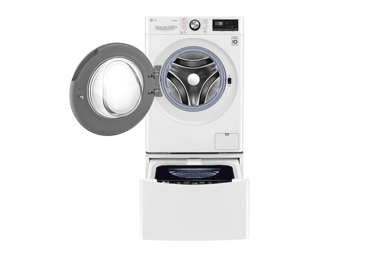 LG 11kg Total Washing Load TWINWash® System including LG MiniWasher, WV9-1409W-WTP20WY
