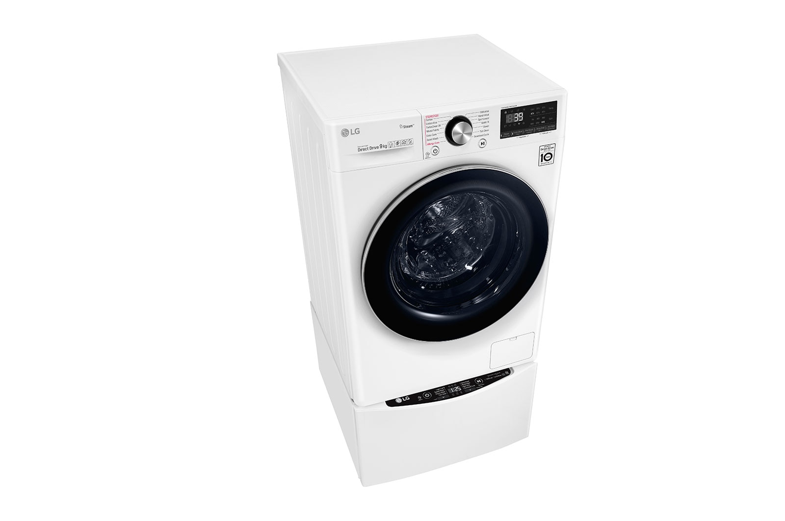 LG 11kg Total Washing Load TWINWash® System including LG MiniWasher, WV9-1409W-WTP20WY