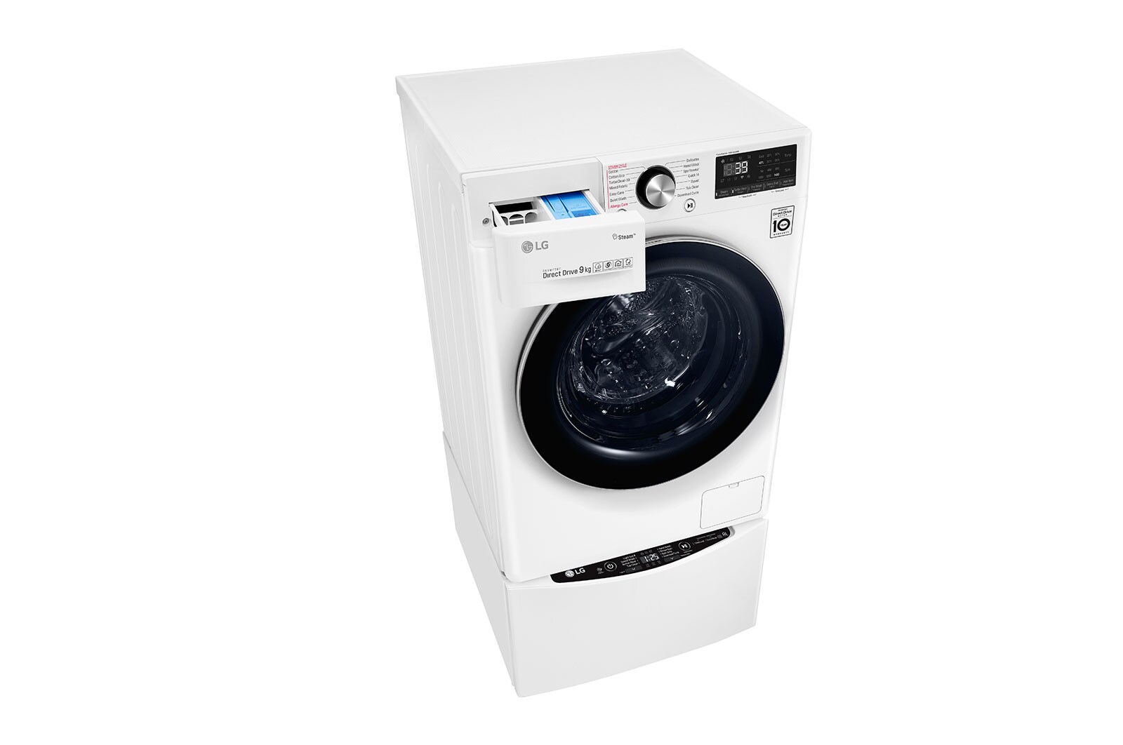 LG 11kg Total Washing Load TWINWash® System including LG MiniWasher, WV9-1409W-WTP20WY
