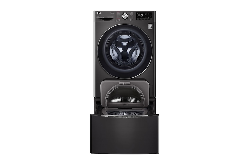 LG 11kg Total Washing Load TWINWash® System including LG MiniWasher, WV9-1409B-WTP20BK
