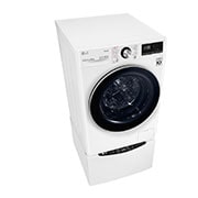 LG 14kg Total Washing Load TWINWash® System including LG MiniWasher, WV9-1412W-WTP20WY